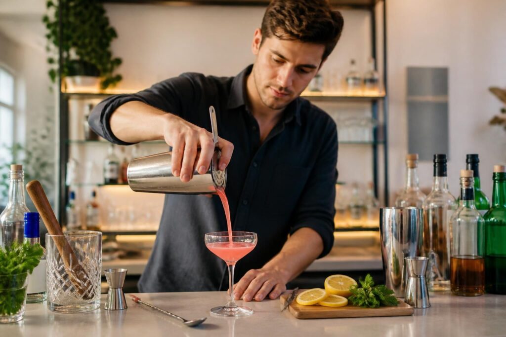 découvrez les bases de la mixologie pour débutants : apprenez les techniques indispensables et choisissez le matériel essentiel pour réaliser des cocktails réussis.