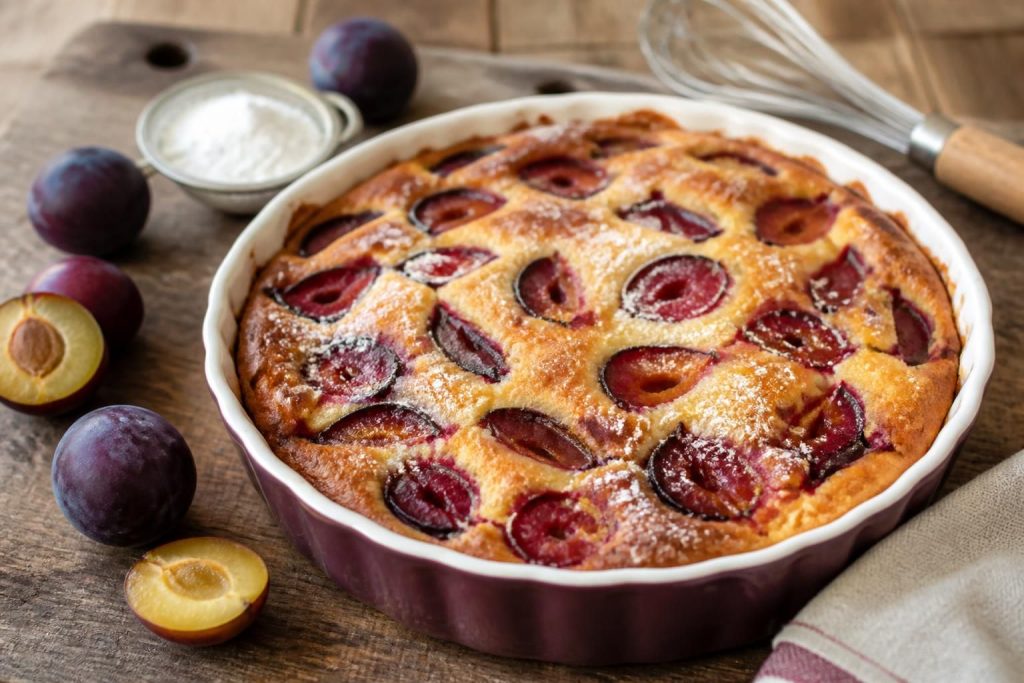 découvrez notre recette facile de clafoutis aux prunes, un dessert fruité et gourmand parfait pour toutes les occasions.