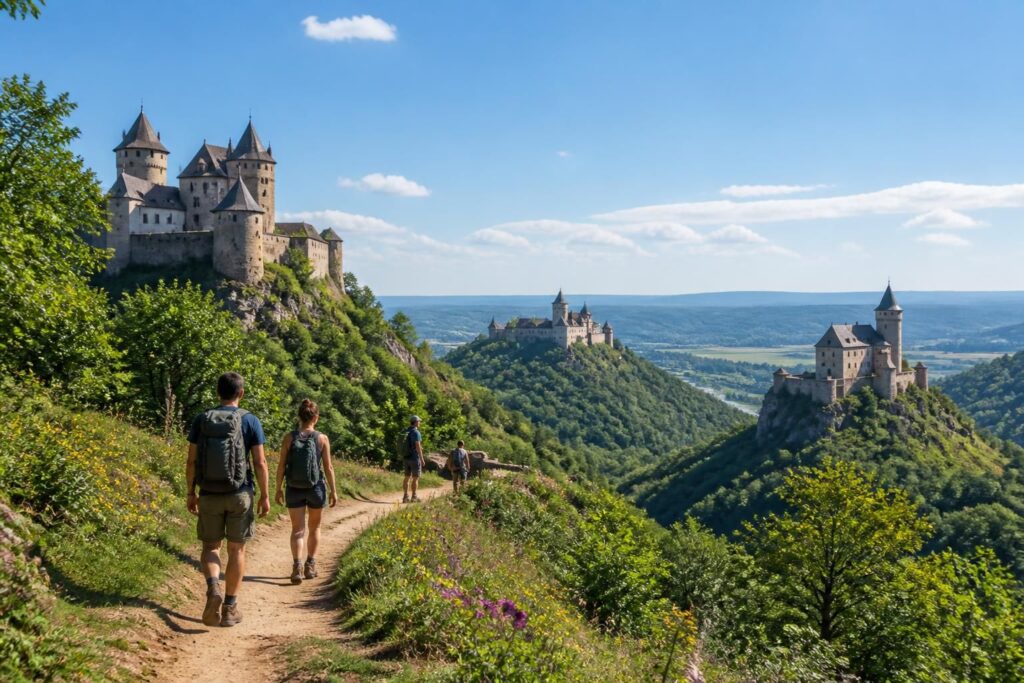 découvrez l'itinéraire complet de la rando des 3 châteaux et nos conseils pratiques pour profiter pleinement de cette balade incontournable entre histoire et nature.