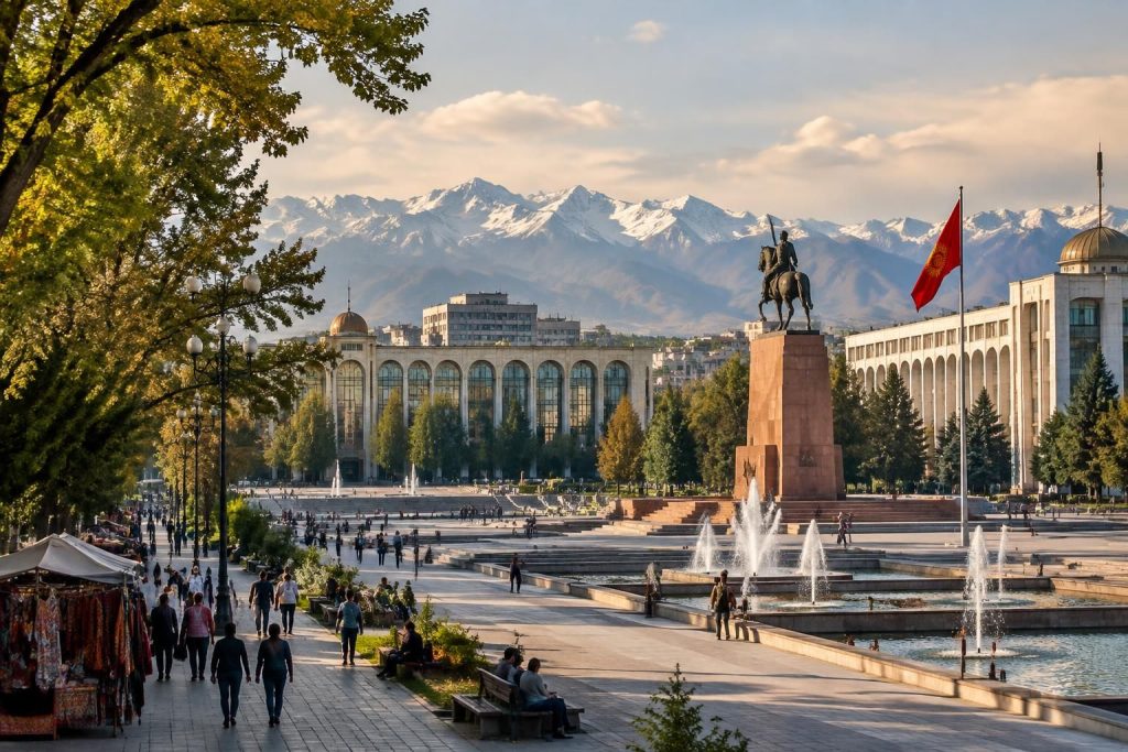 découvrez bichkek, capitale du kirghizistan : sites incontournables, marchés animés, espaces verts et conseils pour explorer la ville.