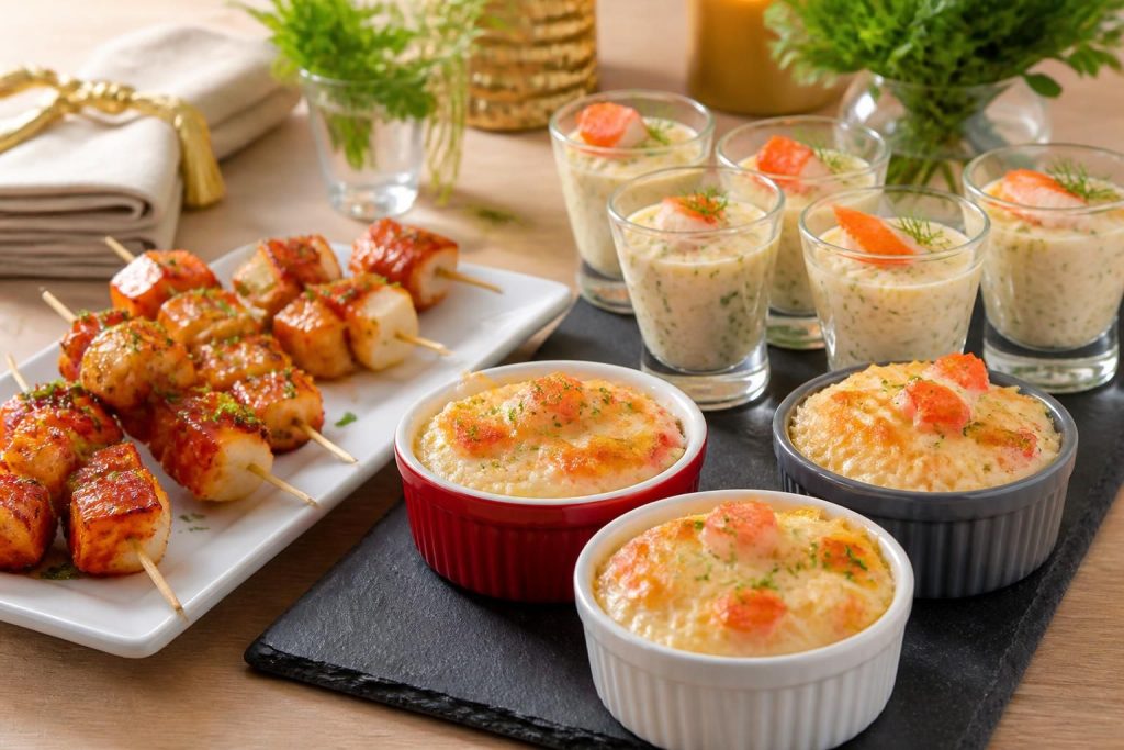 découvrez nos recettes de surimi chaud, parfaites pour des apéritifs gourmands et faciles à préparer. idées originales et savoureuses pour régaler vos invités.