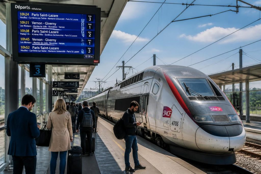 découvrez les horaires et les correspondances des trains entre vernon et paris pour organiser facilement votre trajet.