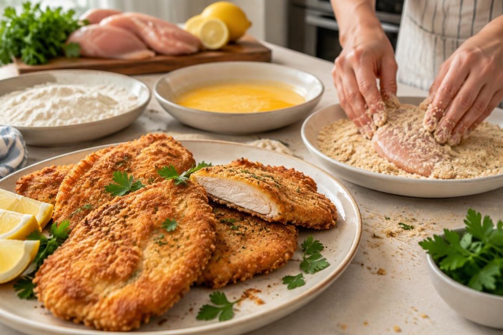 découvrez comment paner des escalopes étape par étape pour obtenir une croûte dorée, croustillante et savoureuse, avec des astuces simples pour réussir à coup sûr.