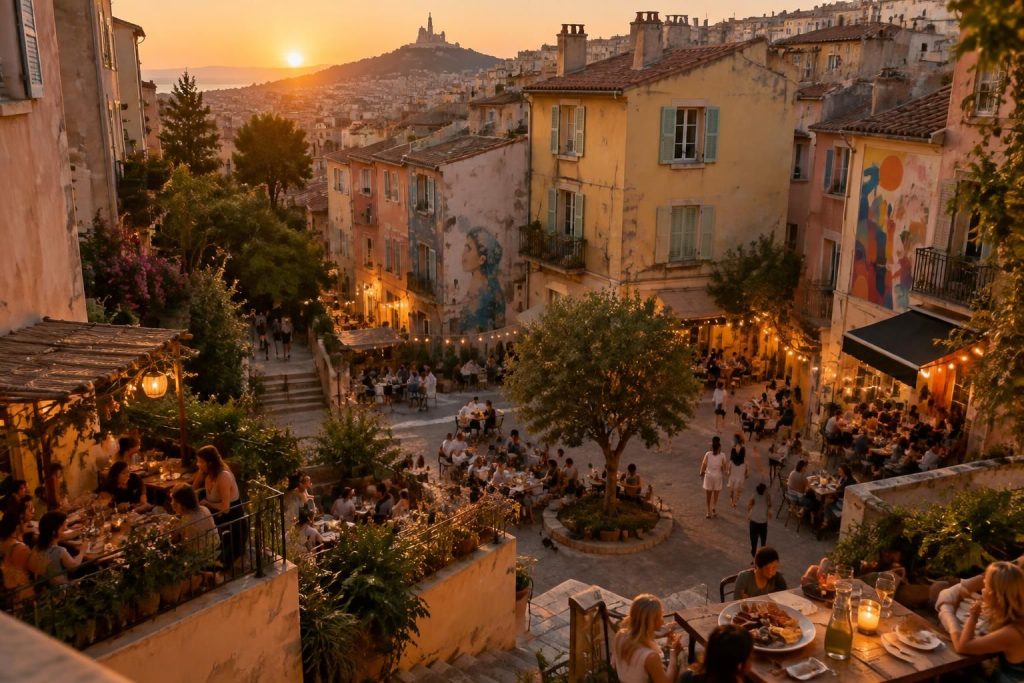 explorez le cours julien à marseille grâce à notre carte et repérez les meilleures adresses pour prendre l’apéro, boire un verre et profiter du quartier.