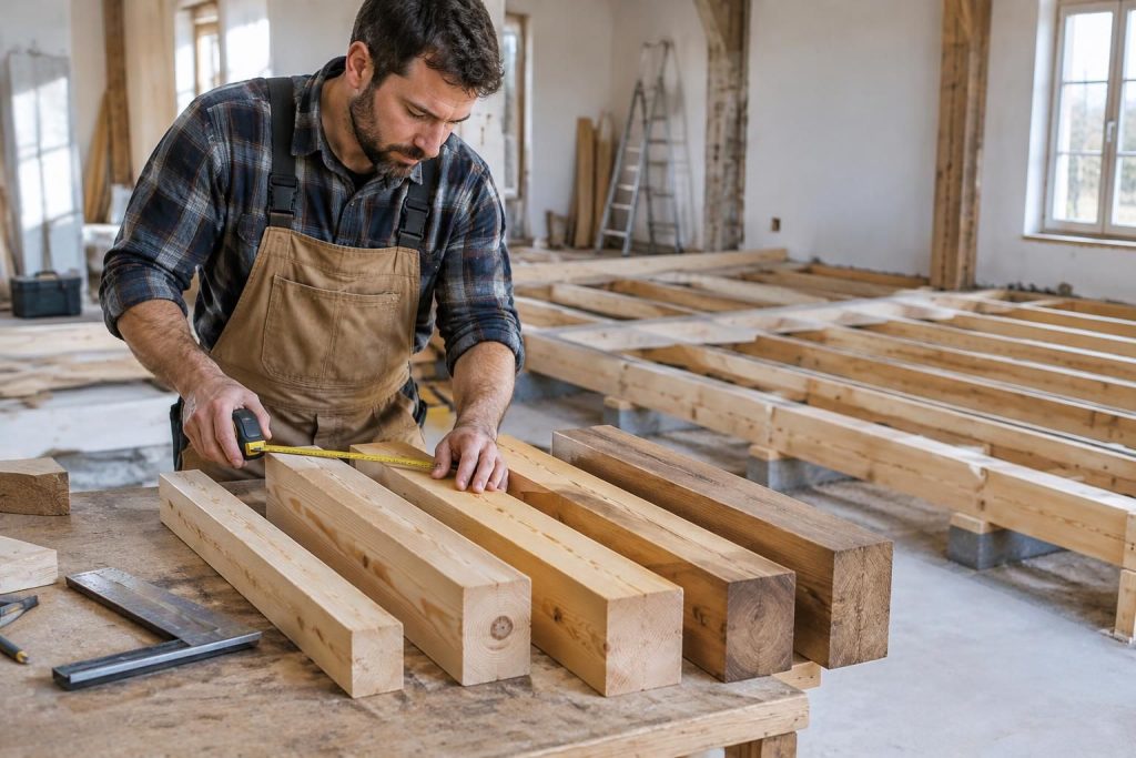 découvrez comment choisir l’essence et les dimensions de madriers adaptées à votre plancher, selon la portée, les charges et l’usage prévu.